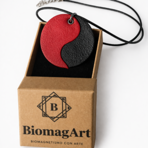 Colgante de Magnetoterapia Yin Yang con Imanes de Neodimio - BiomagArt - Hecho a Mano en España - Regalo Original